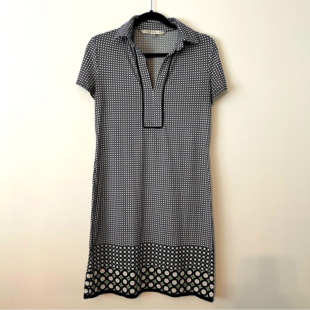 Geometric Pattern Tunic Dress